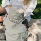 Linen Sun Hat - Beige