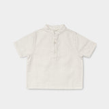 Short Linen Shirt - White