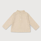 Long Linen Shirt - Beige