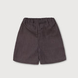 Short Linen Pants - Dark Brown