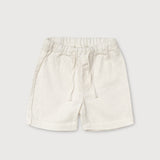 Short Linen Pants - White