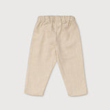 Long Linen Pants - Beige