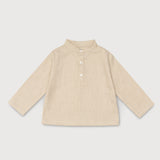 Long Linen Shirt - Beige - SoLoveAble