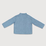 Long Linen Shirt - Blue - SoLoveAble
