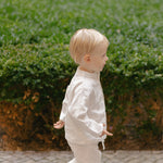 Long Linen Shirt - White - SoLoveAble
