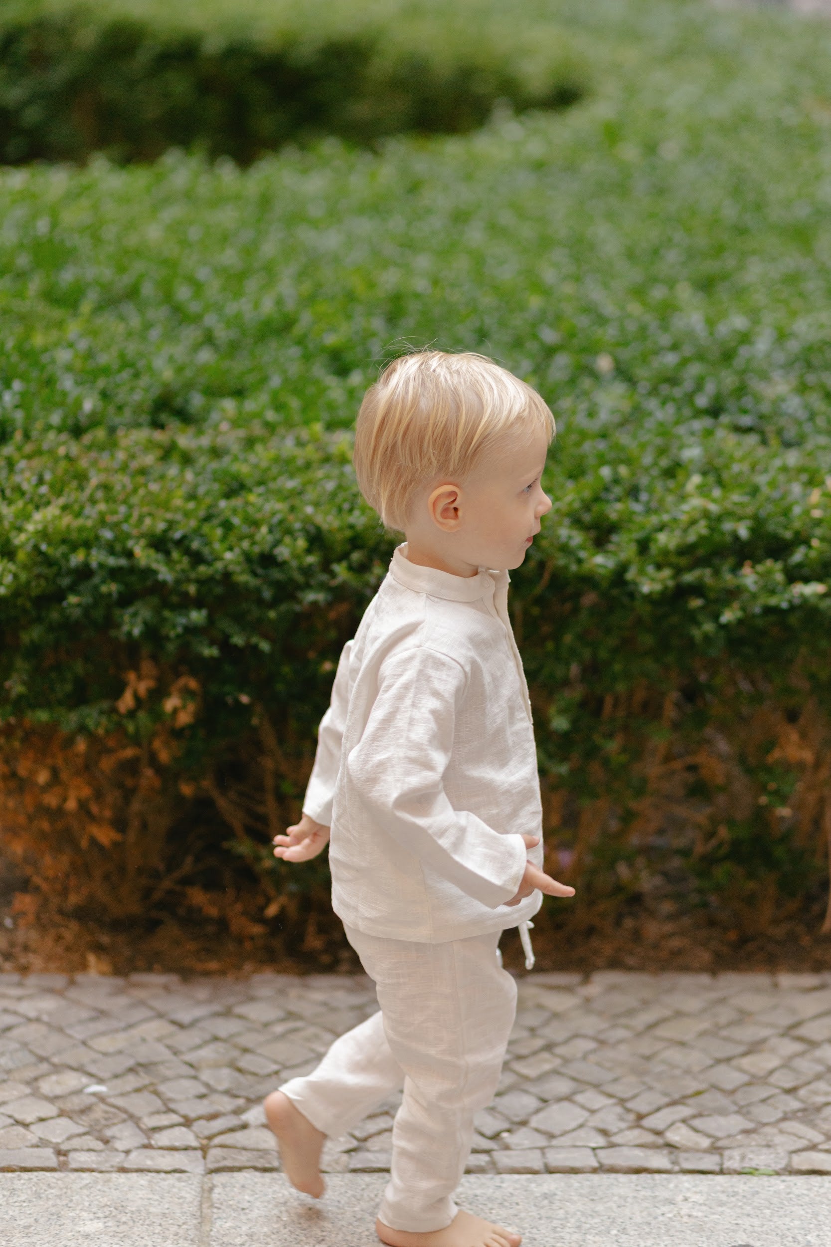 Long Linen Shirt - White - SoLoveAble