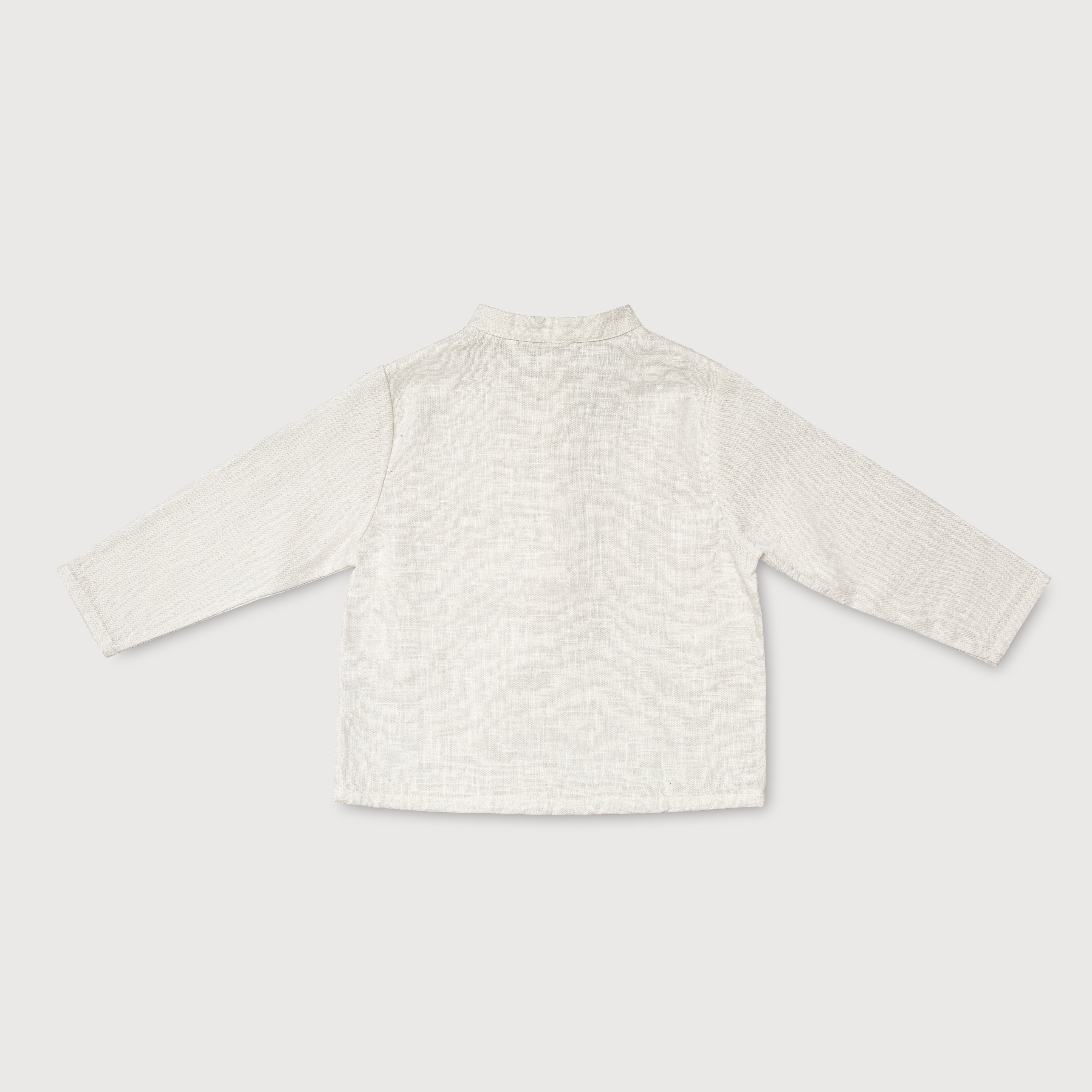 Long Linen Shirt - White - SoLoveAble