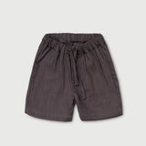 Short Linen Pants - Dark Brown - SoLoveAble