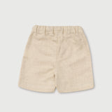 Short Linen Pants - Beige - SoLoveAble