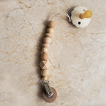 Silicone & Wood Pacifier Clip - SoLoveAble