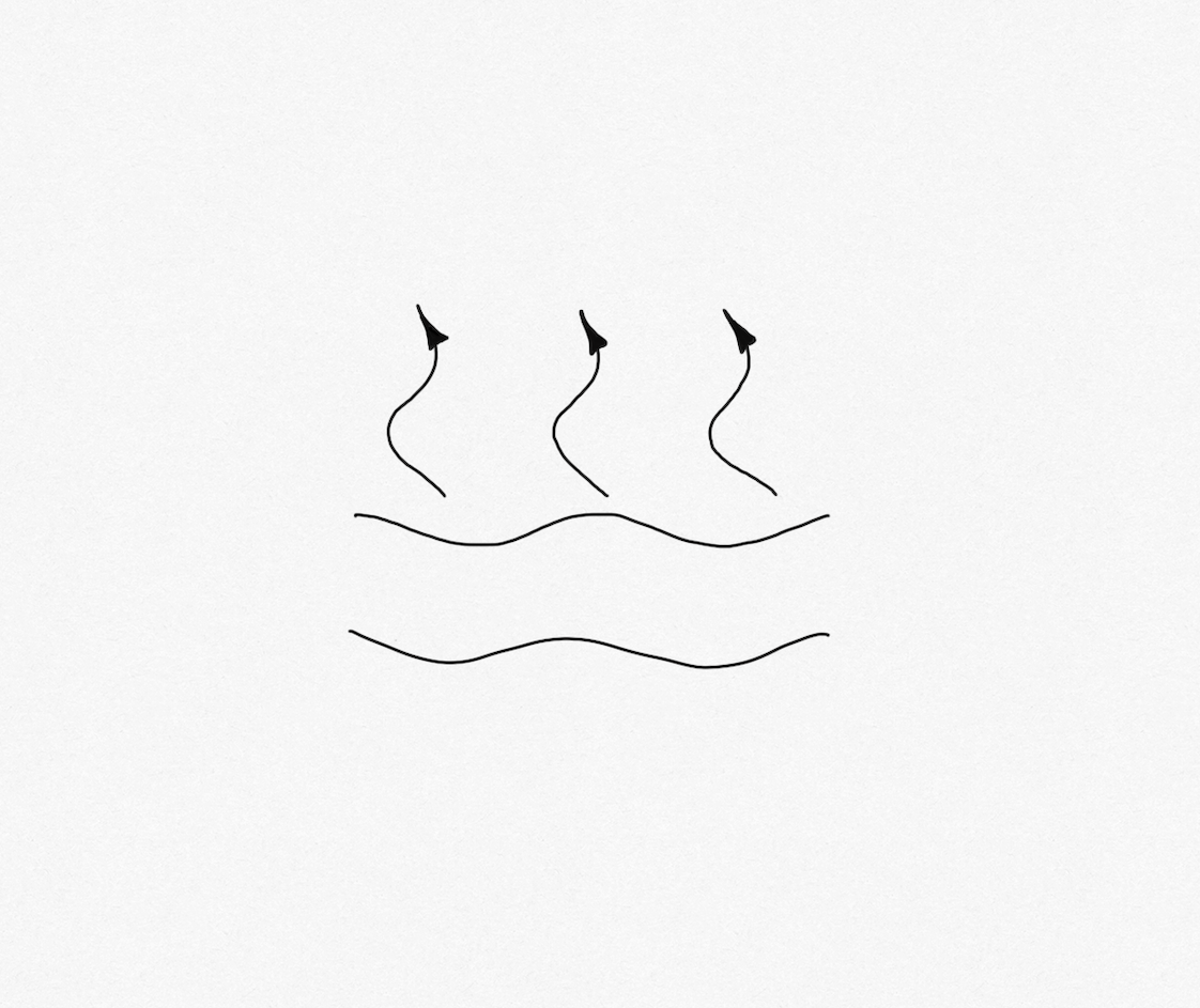 Minimalist breathable icon illustrating the airflow and ventilation of SoloveAble’s organic cotton baby clothing.
