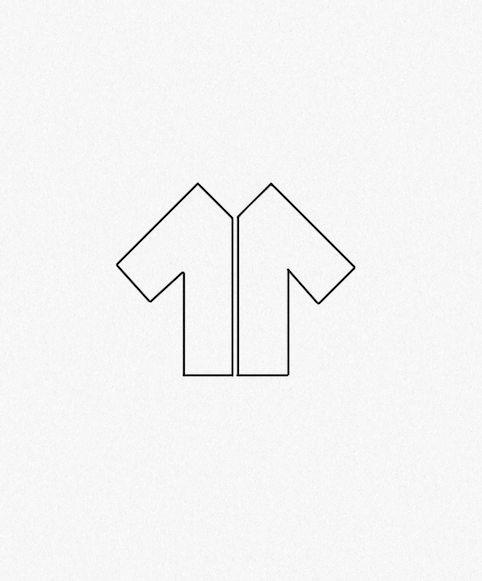 Tear-resistant organic cotton icon representing strong, durable natural fibers.