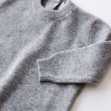 Baby Cashmere Sweater - Heather Grey