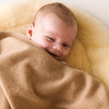 Baby Cashmere Blanket - Caramel Brown