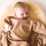 Baby Cashmere Blanket - Caramel Brown