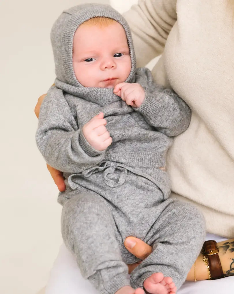 Baby Cashmere Pants - Heather Grey - SoLoveAble
